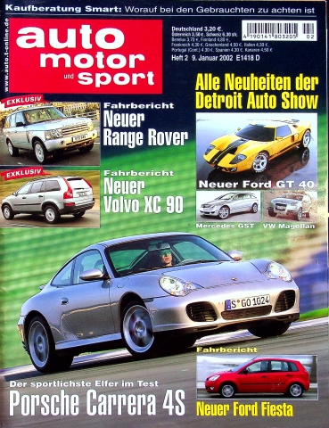 Deckblatt Auto Motor und Sport (02/2002)